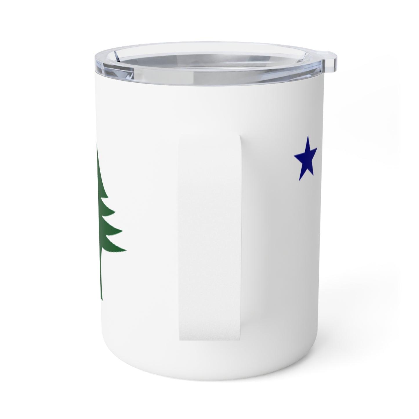 Maine 1901 Flag Insulated Coffee Mug (10 oz) | Pine Tree & North Star | Stainless Steel Travel Mug