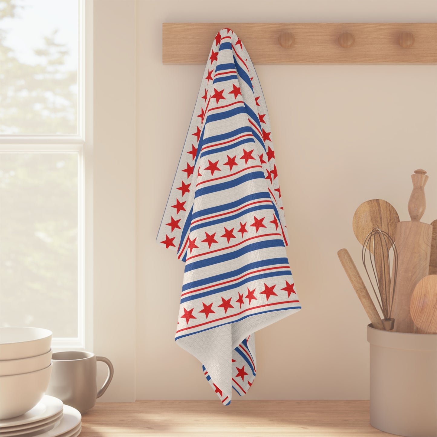 Patriotic Tea Towel Set (Individual or Set of 4) -  250th USA