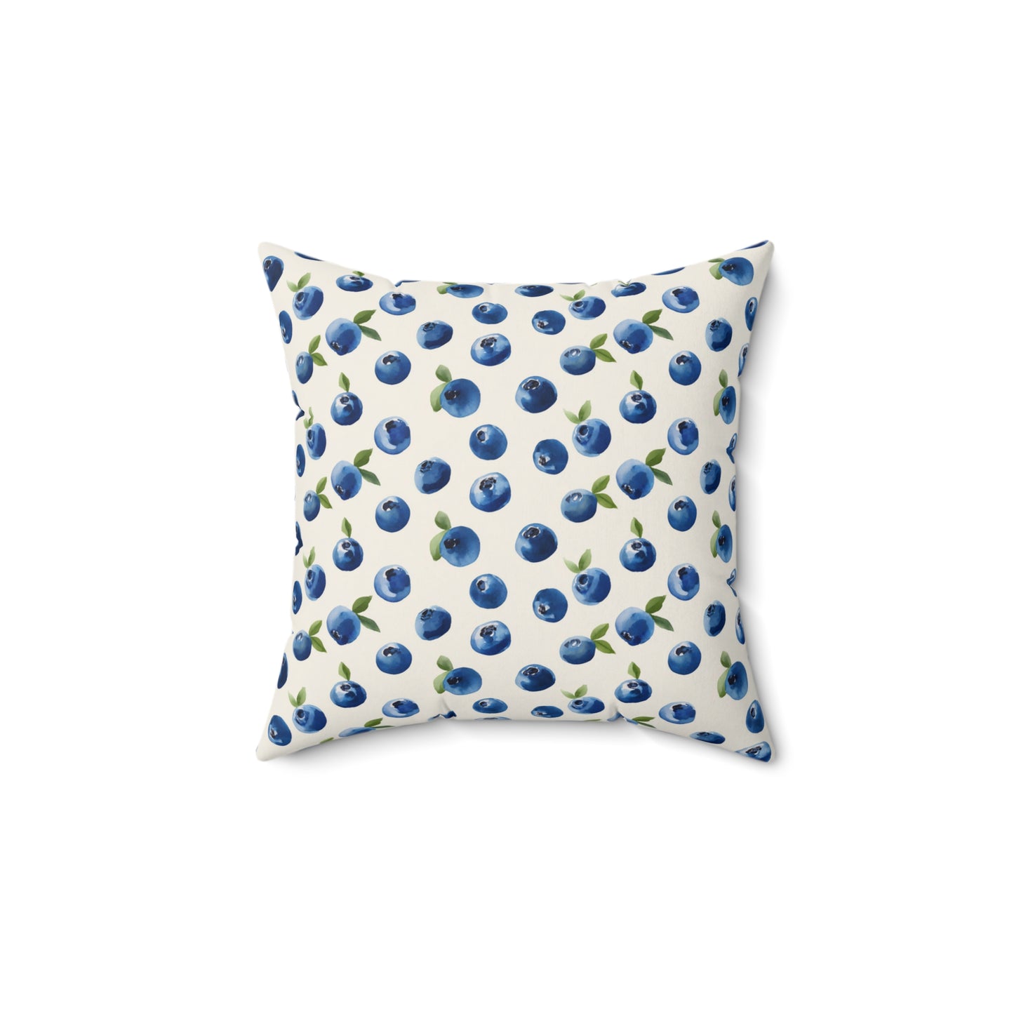 Blueberry Print Lumbar Pillow, Water-resistant Pillow, Double-sided Design, Home Decor Cushion, Decorative Pillows for Couch, Gift for Home