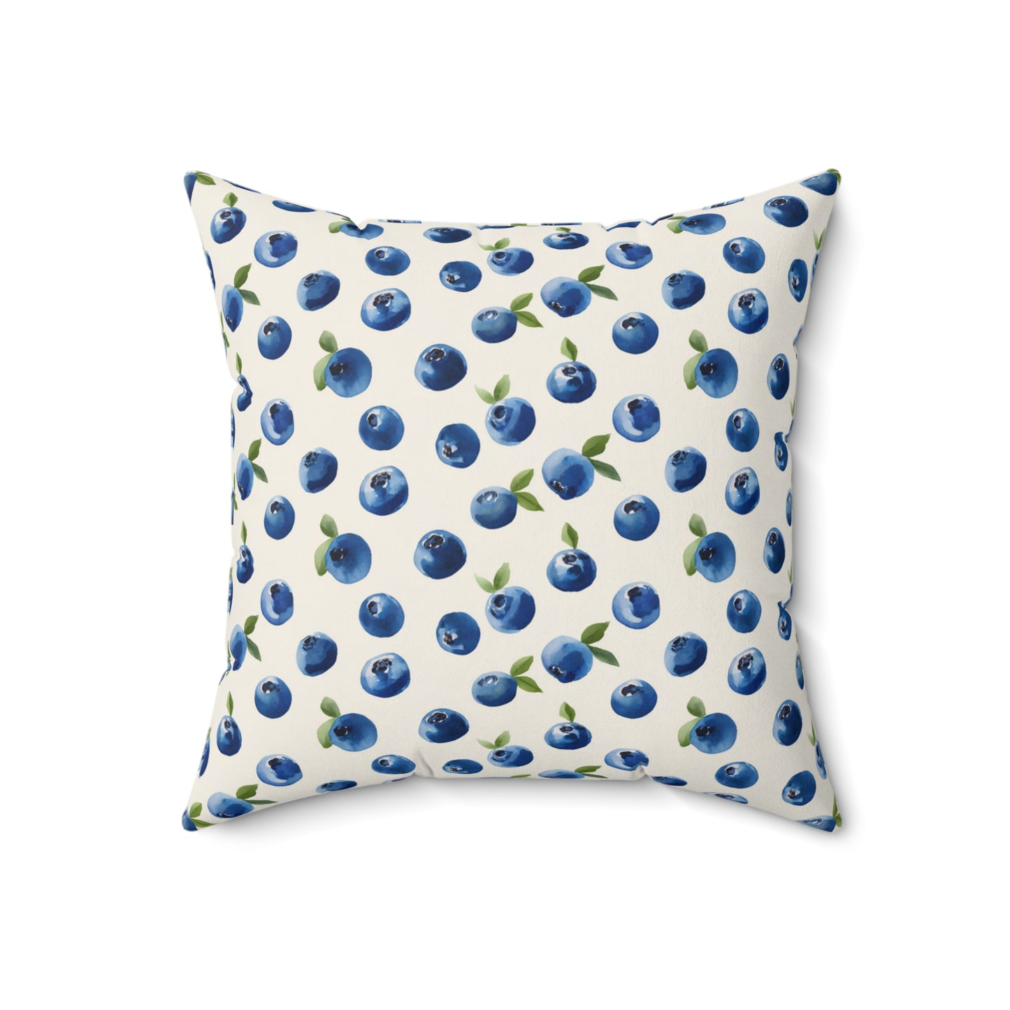 Blueberry Print Lumbar Pillow, Water-resistant Pillow, Double-sided Design, Home Decor Cushion, Decorative Pillows for Couch, Gift for Home