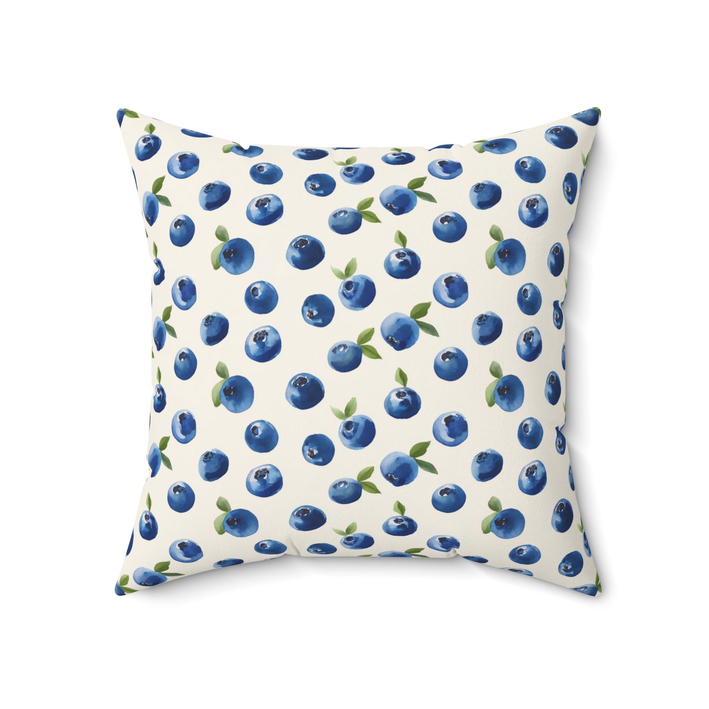 Blueberry Print Lumbar Pillow, Water-resistant Pillow, Double-sided Design, Home Decor Cushion, Decorative Pillows for Couch, Gift for Home
