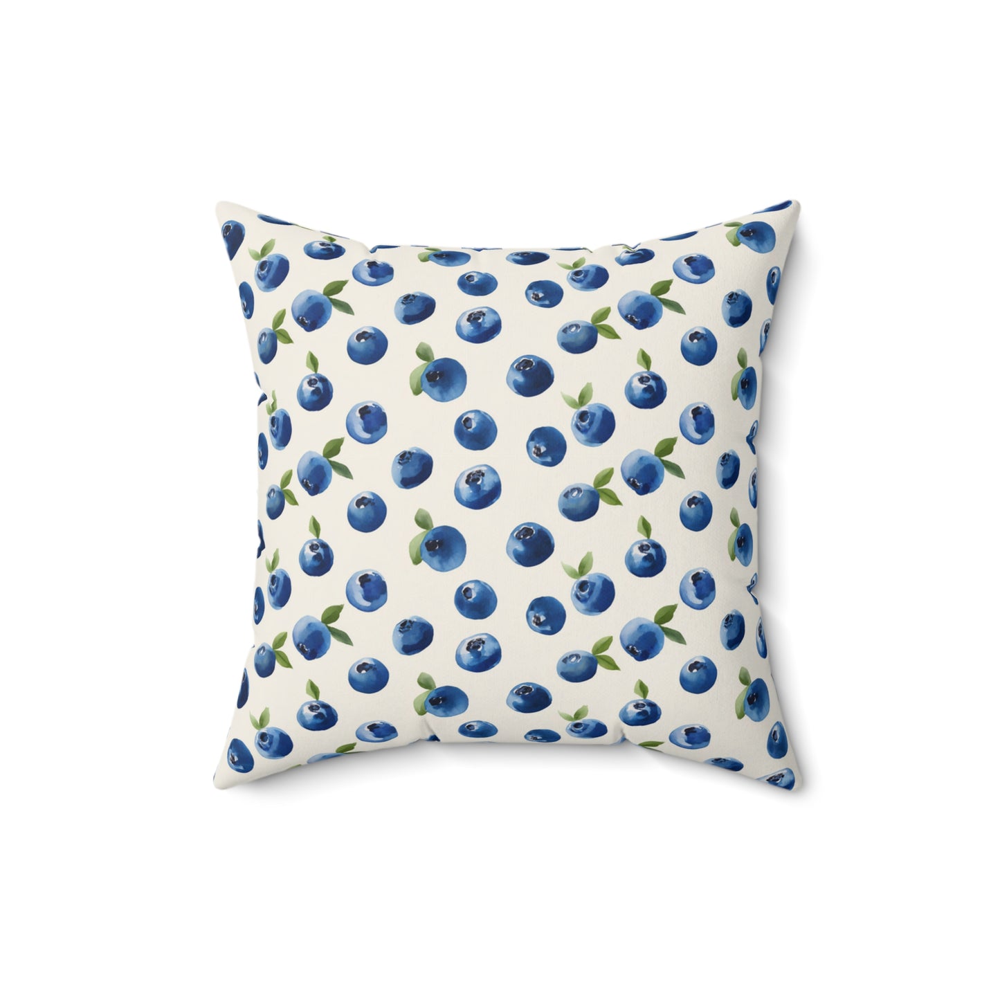 Blueberry Print Lumbar Pillow, Water-resistant Pillow, Double-sided Design, Home Decor Cushion, Decorative Pillows for Couch, Gift for Home