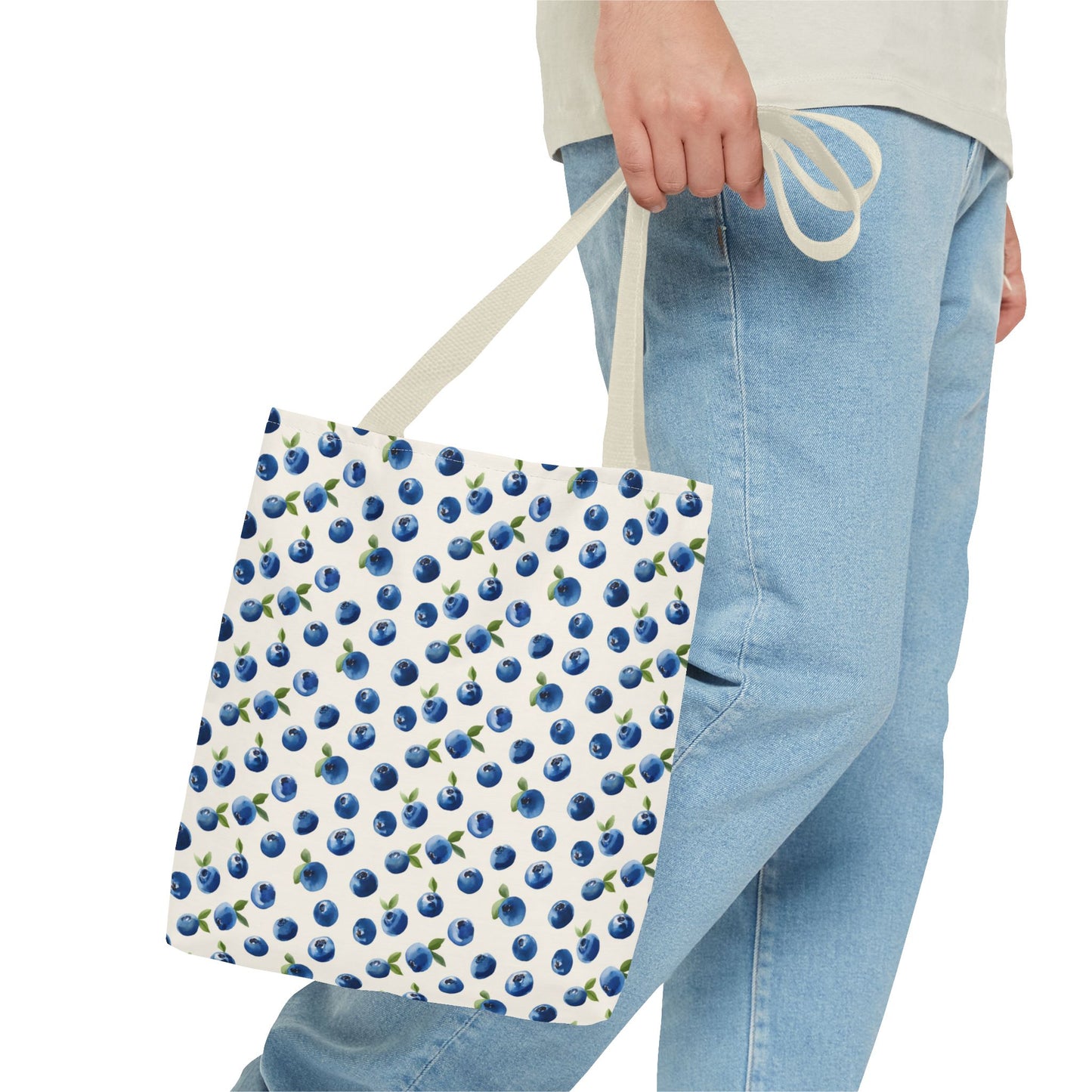 Maine Blueberry Tote Bag 3 Sizes, 2 Handle Options