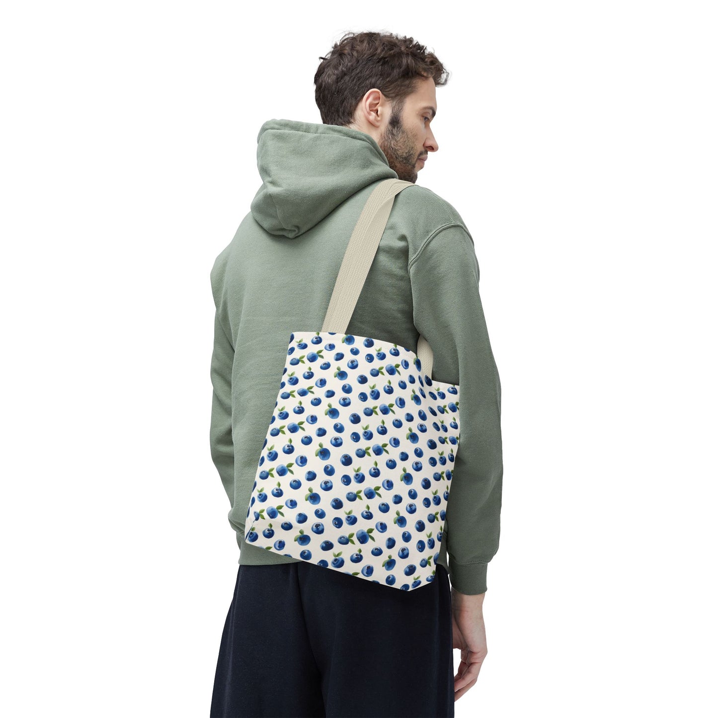 Maine Blueberry Tote Bag 3 Sizes, 2 Handle Options