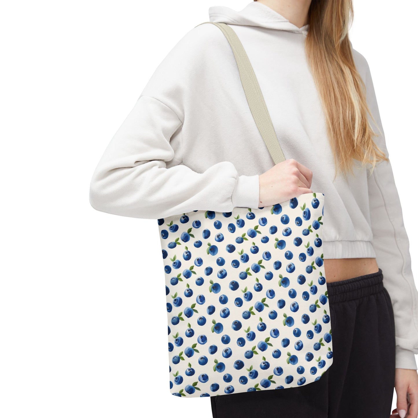 Maine Blueberry Tote Bag 3 Sizes, 2 Handle Options