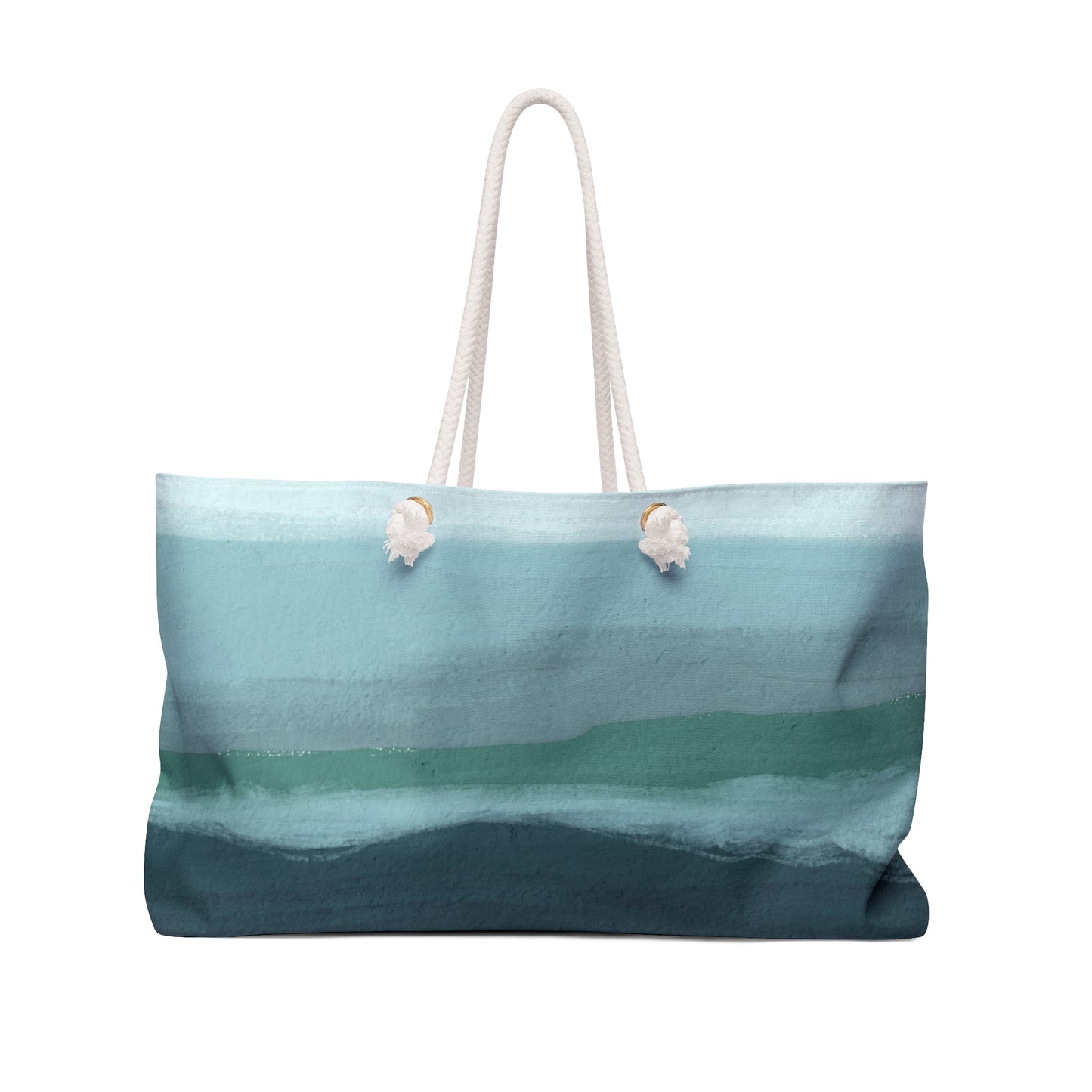 Coastal Wave Tote Bag, Oversized Beach Bag