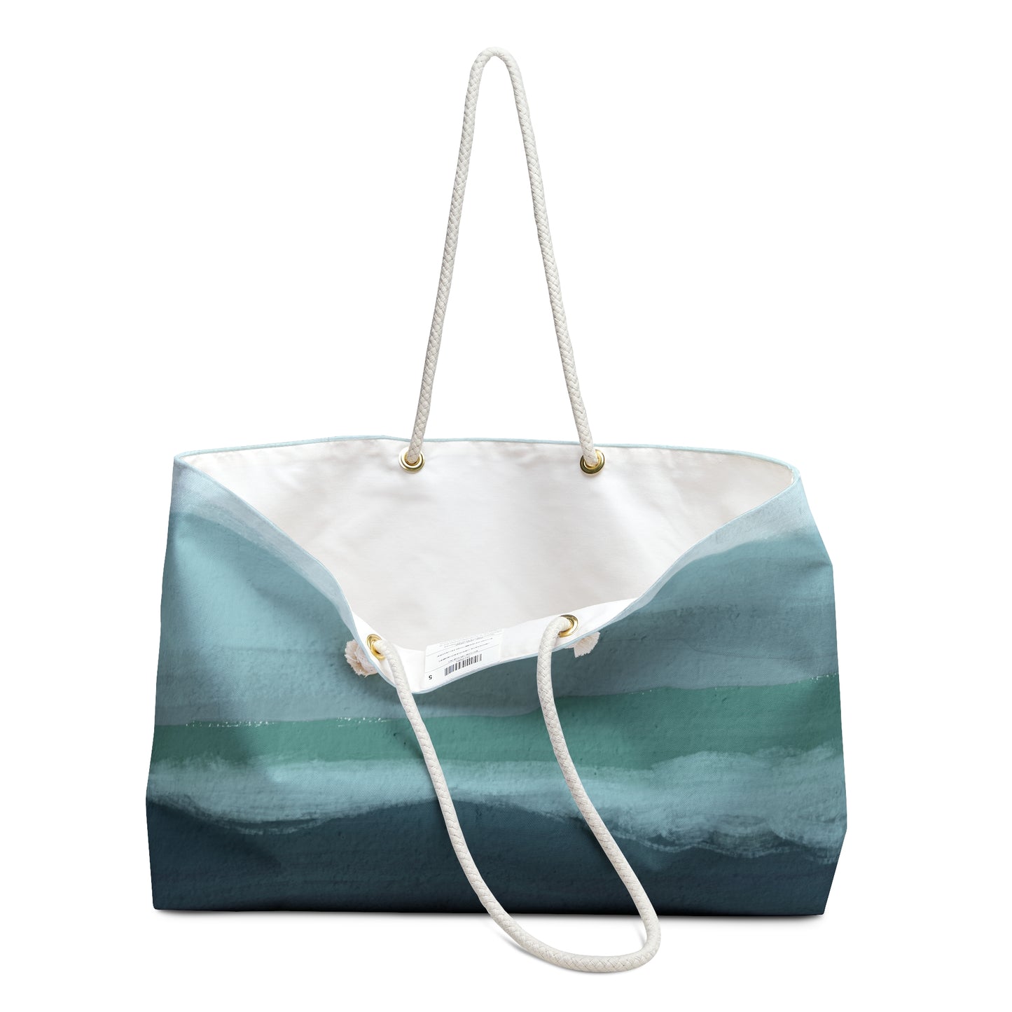 Coastal Wave Tote Bag, Oversized Beach Bag