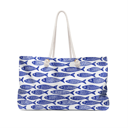 Blue Fish Coastal Weekend Bag
